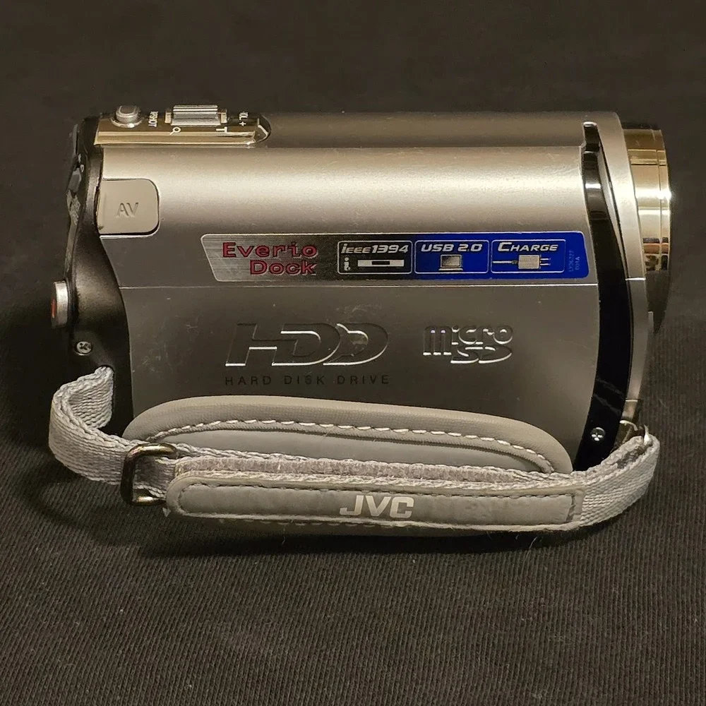 JVC Everio‎ GZ-MG335HU Hybrid 30GB HDD 35x Optical Camcorder Tested Works Bundle